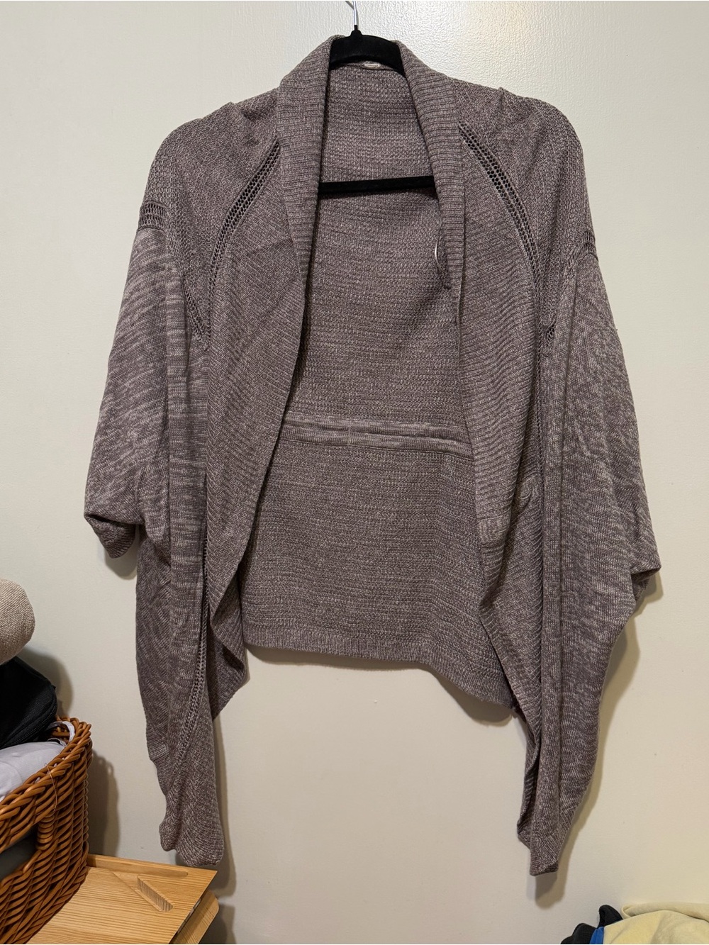 Lululemon • Open-Front Marled Knit Cardigan